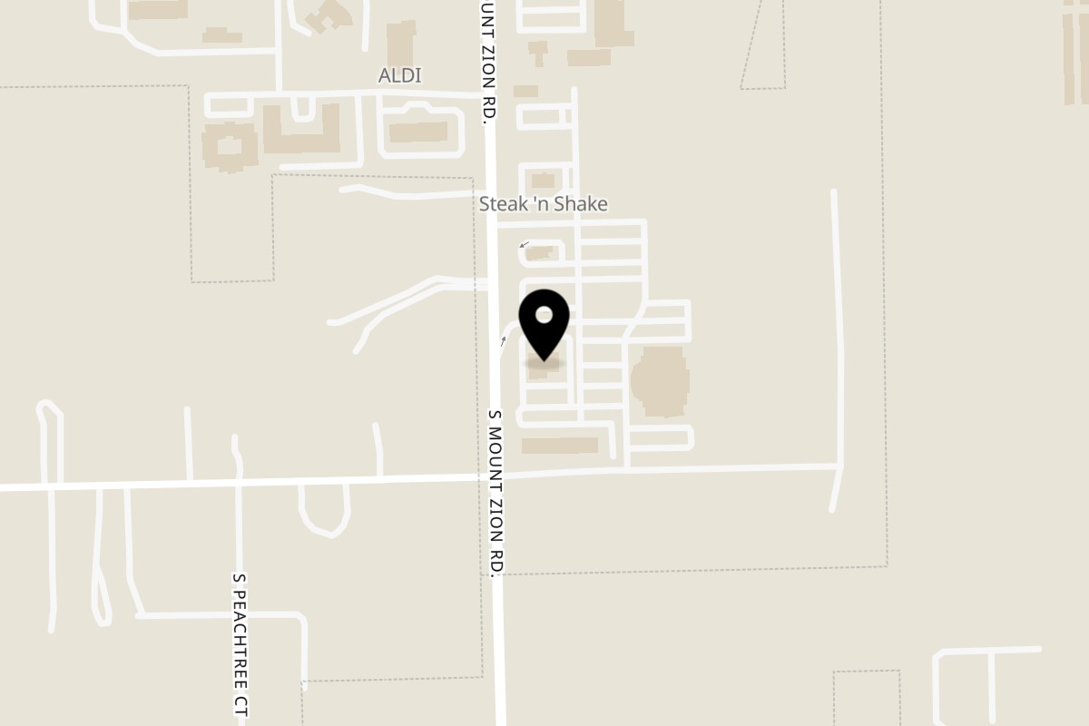 Map showing the location of Charro Mexican Restaurant and Bar Decatur on 2350 Mount Zion Rd in Decatur